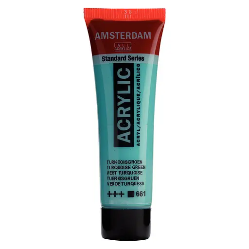 Фарба акрилова AMSTERDAM (661) Бірюзовий зелений 20 мл Royal Talens - фото 1