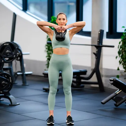 Гиря вінілова Gymtek 3кг чорний - фото 2