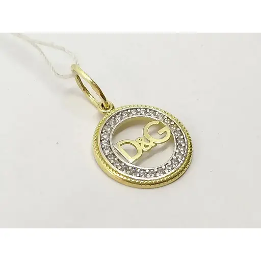 Золота підвіска Столична Ювелірна Фабрика з фіанітами. 423224Ж - фото 2