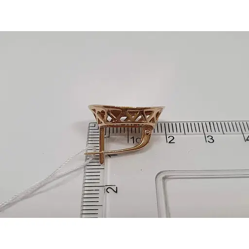 Золотые серьги Favoritum. 210105 - фото 4