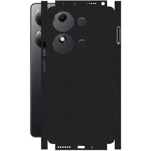 Защитная пленка StatusSKIN для Xiaomi Redmi Note 13 Pro 4G Корпус Винил Матрикс черный - фото 1