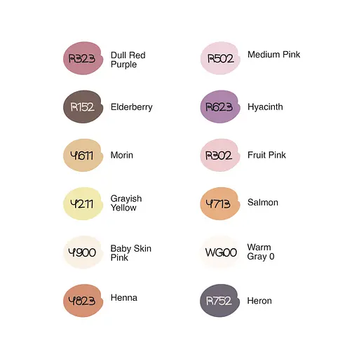 Набор маркеров Skin Tones, 12 шт. - фото 3