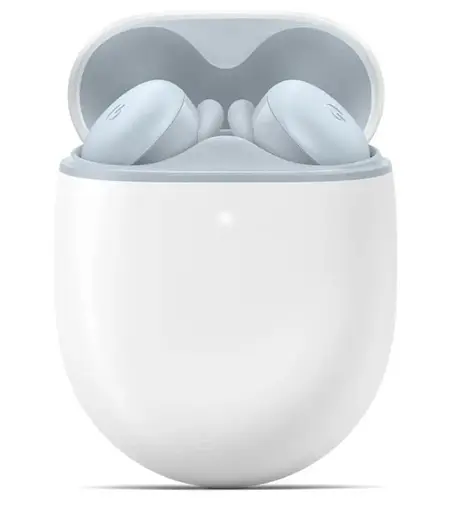 Навушники бездротові Google Pixel Buds A-Series TWS гарнітура в кейсі блакитна (GA04282) - фото 2