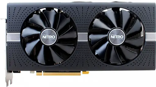 Видеокарта Sapphire AMD Radeon RX 580 4Gb Nitro+ (11265-07) (GDDR5, 256 bit, PCI-E 3.0 x16) Б/у - фото 1