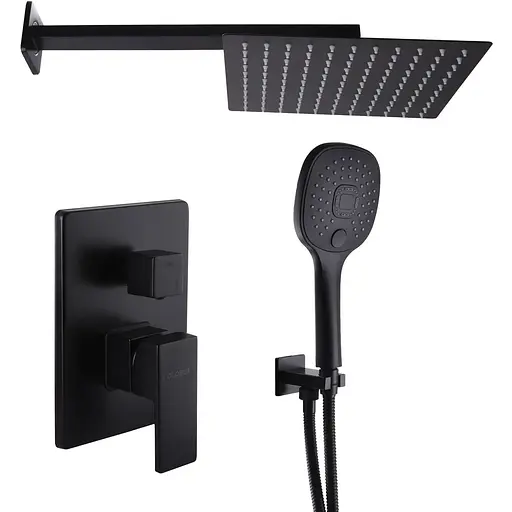 Душова система Globus Lux Smart GLM-205-BB, Чорний матовий - фото 1