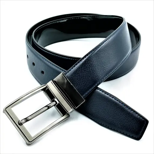 Ремінь шкіряний Weatro чоловічий двосторонній 110-125х4 см acs0013801 - фото 4