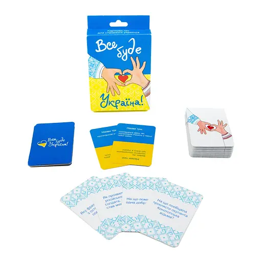 Карточная игра "Все будет Украина" Strateg 30370 укр - фото 2