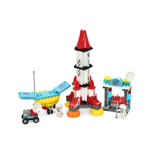 Дитячий конструктор "Космічна ракета" Bambi 5455 126 деталей