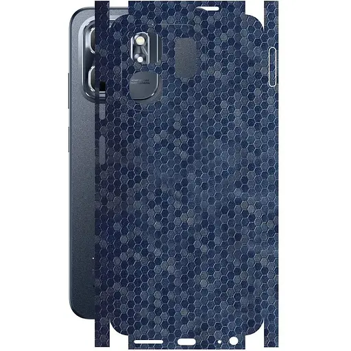 Захисна плівка StatusSKIN для Infinix Hot 50i X6531 Корпус Вініл Соти сині