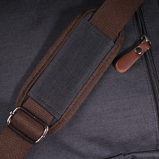 Вертикальна чоловіча сумка через текстильне плече 15х32х8 см Vintage 15х32х8 см sum0021448 - фото 10