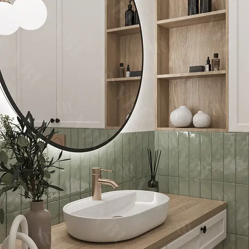 Умивальник VBI Terni white накладний VBI-011800, Білий - фото 6