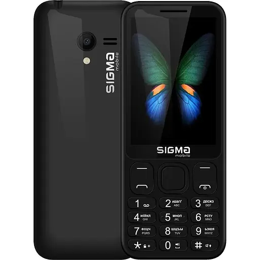 Телефон 2E E240 2023 DS Black UA UCRF