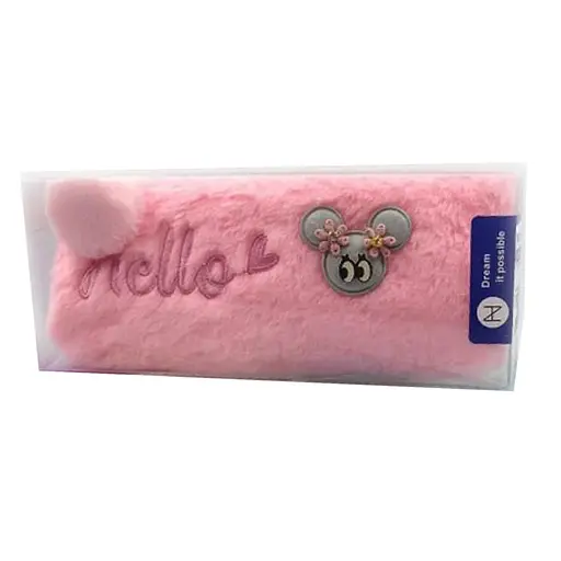 Пенал Hello, пухнастий, 1 відділення, PVC (В асортименті)
