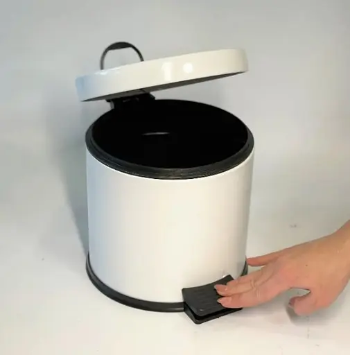 Ведро для мусора с педалью Mertinox 3 л Белый 4501.1825S.101.03  - фото 5