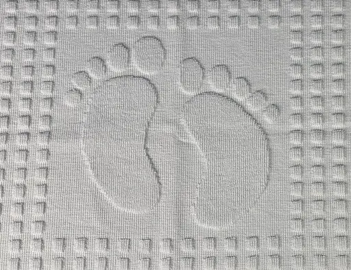 Махровое полотенце для ног 80 x 50 см GB18401 мягкое полотенце для душа и ванной комнаты, белое - фото 2