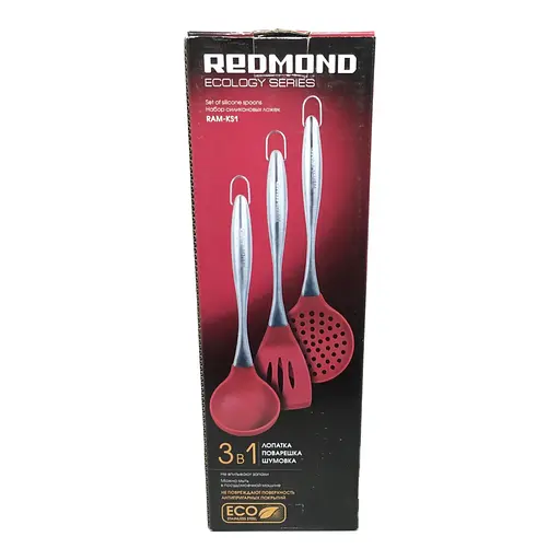 Набор кухонных аксессуаров 3 в 1( лопатка, поварешка, шумовка) для мультиварки REDMOND (RAM-KS1)