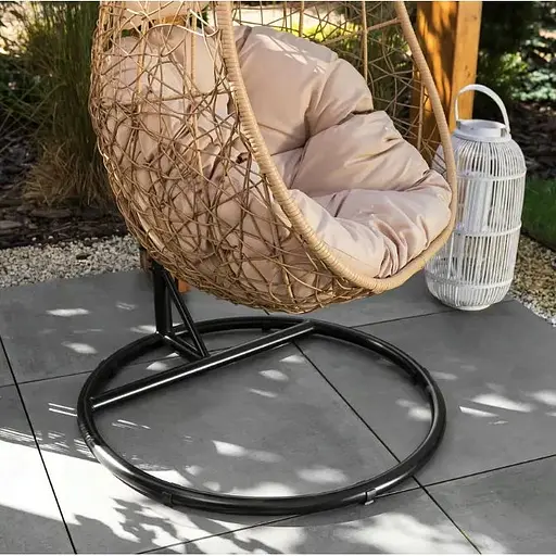 Підвісне крісло-кокон Di Volio Bacoli одномісне бежевий - фото 7