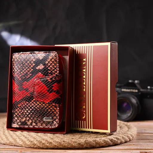 Кожаный женский кошелек Canpellini 9.5х13.2х3 см acs0025114 - фото 10