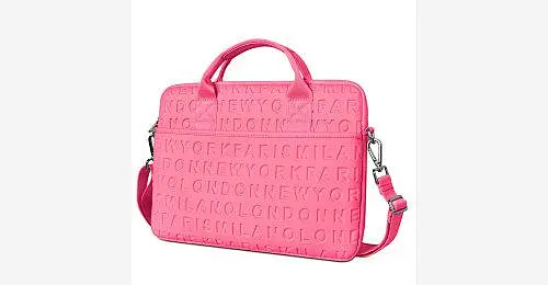 Сумка для ноутбука Wiwu Cosmo Laptop Slim Bag 13.3 Hot pink темно-розовый - фото 5
