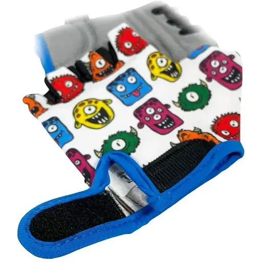 Велорукавиці дитячі Bimbo Bike Kids монстри 6-8 років розмір M (90961/4-IS) - фото 4