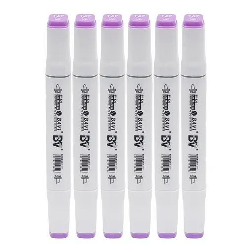 Скетч-маркер двусторонний Bavi №147, на спиртовой основе, 10 шт.