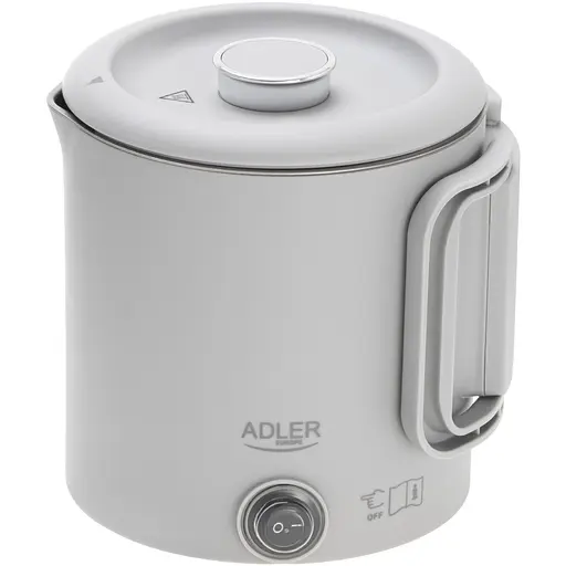 Електрочайник Adler AD 1388g дорожній 650Вт/ 0.8л/ подвійні стінки/ автовимкнення/сірий - фото 10