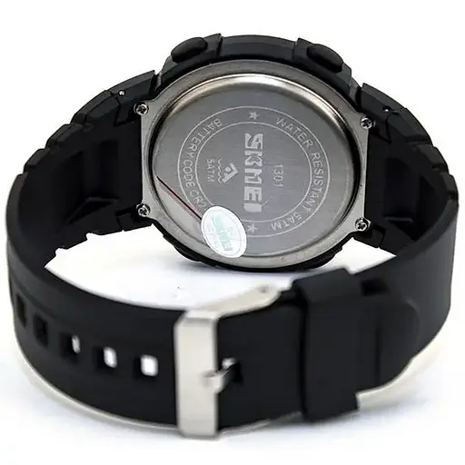 Спортивний жіночий смарт годинник Skmei 1301 Шагомір Bluetooth удароміцний Чорний - фото 2