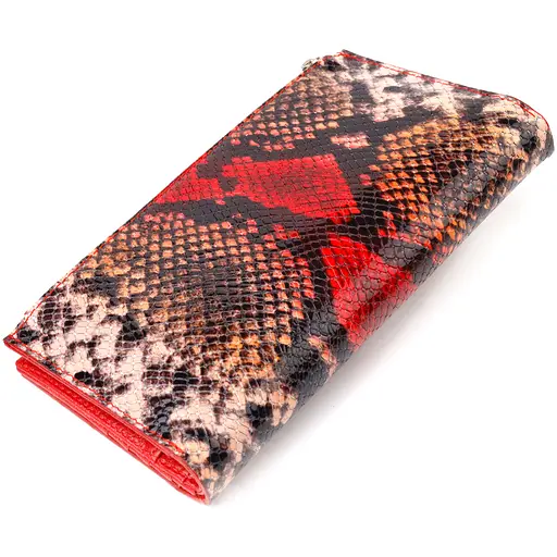 Кожаный женский кошелек Canpellini 10х18.7х2 см acs0025146 - фото 2