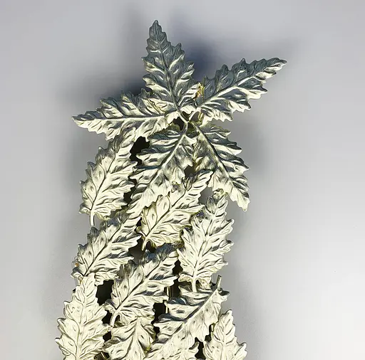 Удлиненная модель бра во флористических мотивах Line F цвет корпуса золотой - фото 7