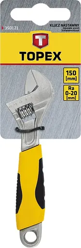 Ключ розвідний TOPEX 0-20 мм 35D121 - фото 2
