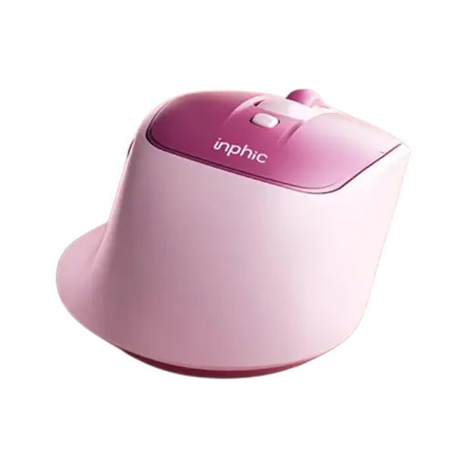 Мышь беспроводная INPHIC M2 Pink - фото 2