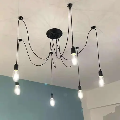 Винтовая лампочка Aiwerttes E27 6W светодиодная винтажная Edison, T45 Холодный Белый 6000K - фото 3