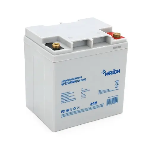 Аккумуляторная батарея Merlion AGM GP12260M6 12 V 26 Ah Q1 - фото 2