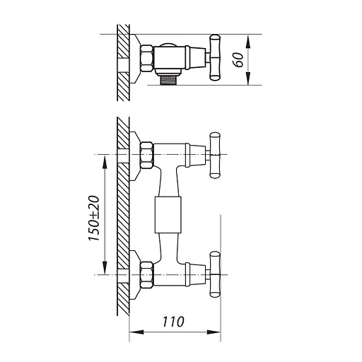 Смеситель для душа Zerix JIK5 102-A ZX0407 Хром - фото 2