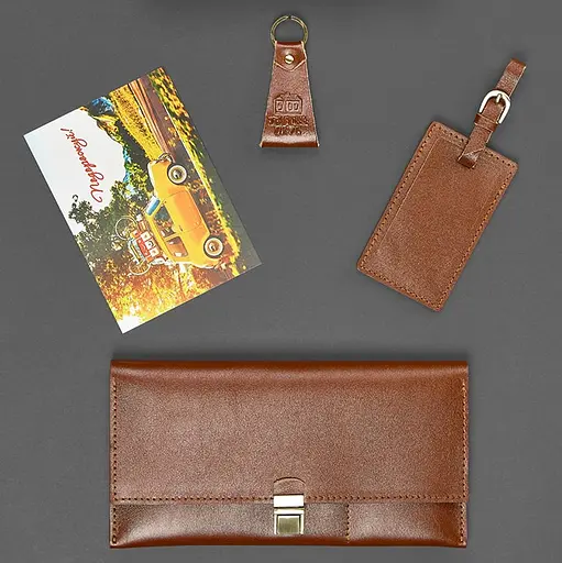 Набор кожаных аксессуаров для путешественника Буэнос-Айрес - фото 4