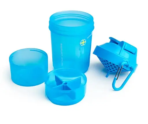 Шейкер спортивний SmartShake Original2GO 600 мл Neon Blue (10560102) - фото 2