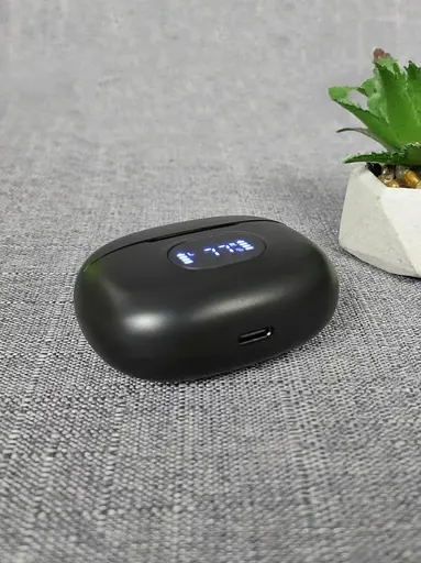 Беспроводные вакуумные наушники черные m919 max - фото 2