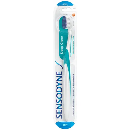 Зубна щітка Sensodyne Глибоке Очищення, м'яка, біла