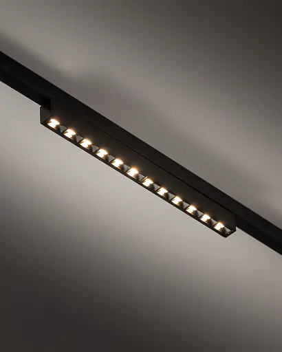 Магнитный трековый светильник Nowodvorski 11720 NANO-LVM Focus Out LED 1x10W 3000K 450Lm IP20 черный - фото 3