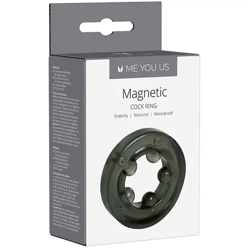 Эрекционное кольцо Me You Us Linx Magnetic 2.5 см черный