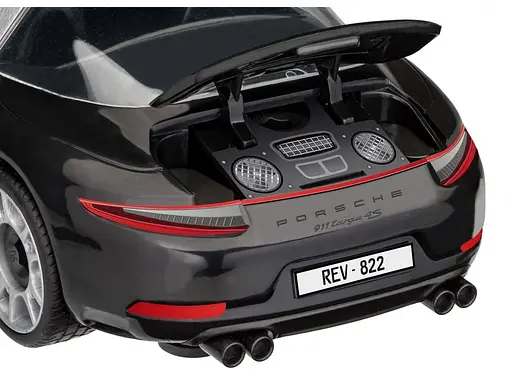 Конструктор Revell со светом и звуками Junior kit Porshe 911 Targa 4S черный 00822 - фото 6