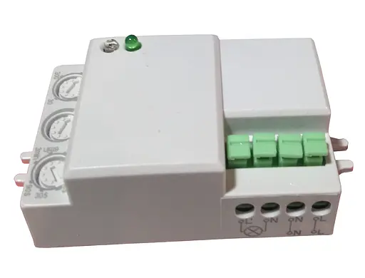 Датчик движения микроволновый IP20, 3-2000 ТМ LUXEL - фото 1