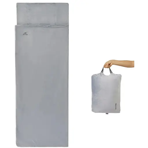 Спальный мешок - подушка Naturehike CNK2300SD022, светло-серый