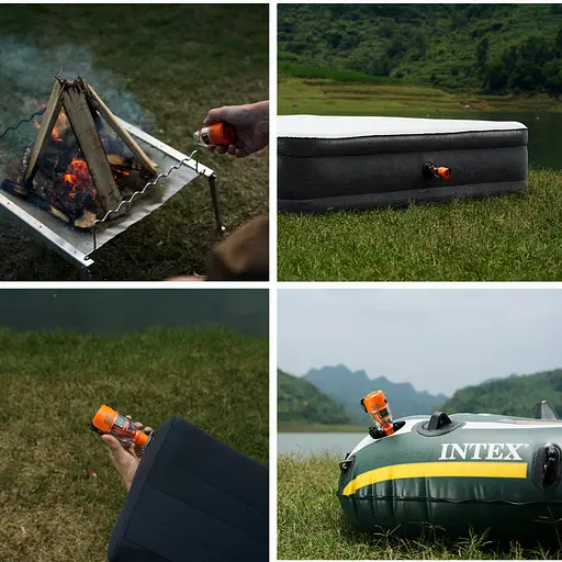 Насос-ліхтар кемпінговий Flextail Max Pump 3, помаранчевий - фото 19