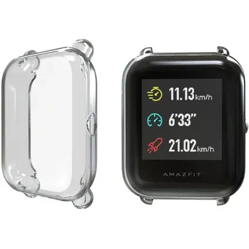 Чехол-накладка DK CDK Silicone Face Case для Xiaomi Amazfit Bip U / U Pro (012417) (clear) - фото 3