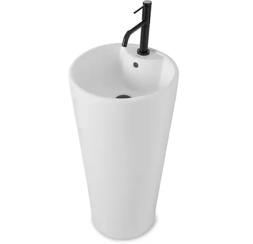 Умивальник Rea Blanka підлоговий білий REA-U5635, Білий - фото 4