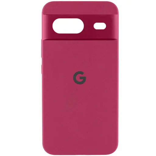 Чохол Silicone Cover Lakshmi Full Camera (AAA) with Logo для Google Pixel 8a Бордовий / Plum