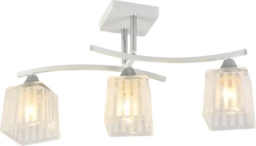 Люстра декоративна V XA1394/3 White+Chrome на 3 плафонів