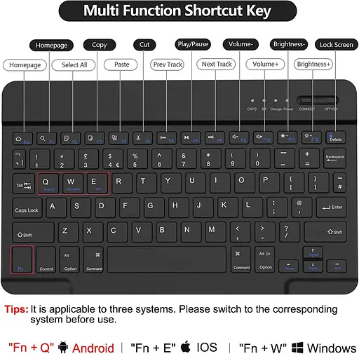 Чехол для клавиатуры Nanhent для планшета Honor Pad X9 11,5 дюйма 2023, тонкая крышка подставки из полиуретана - фото 8