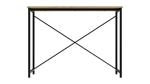 Стіл письмовий Line Лайт Ferrum-decor 750x1000x500 Чорний метал ДСП Дуб Сонома 16 мм (FRD-104839) - фото 6